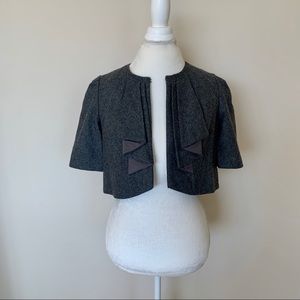 Cropped Puffy Sleeve Jacket from Anthropologie